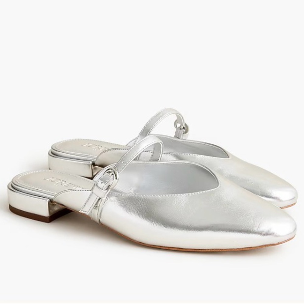 J Crew Factory Mary Jane slip-on mules